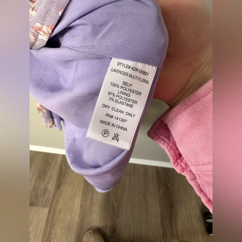 Free People ASTR The Label Kiana Floral Ruched Midi Dress Size XS - Picture 12 of 12